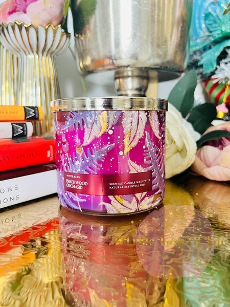 Bath & Body Works 🇺🇸 BIRCHWOOD ORCHARD 3-wick Candle 14.5 oz / 411 g