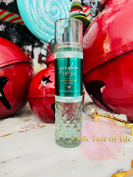 Bath & Body Works 🇺🇸 GINGHAM FRESH Fine Fragrance Mist 8 fl oz /236mL