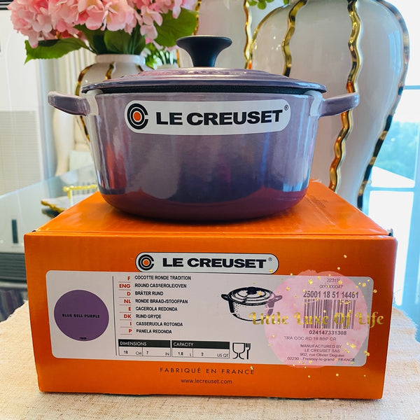 Le Creuset Round Dutch Oven 2qt 18cm - Provence / BLUE BELL PURPLE