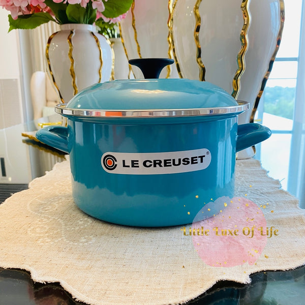 Le Creuset Stockpot 3 7/8qt. 20cm - TURQUOISE