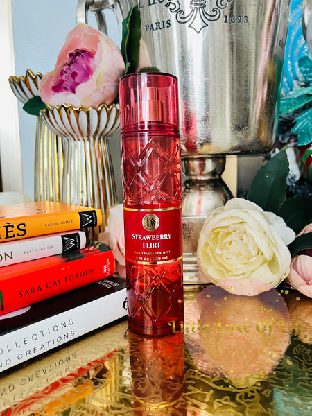 Bath & Body Works 🇺🇸 STRAWBERRY FLIRT Fine Fragrance Mist 8 fl oz /236mL
