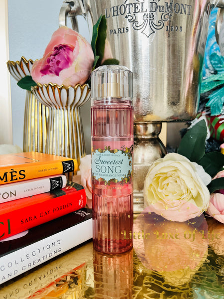 Bath & Body Works 🇺🇸 SWEETEST SONG Fine Fragrance Mist 8 fl oz /236mL