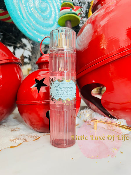 Bath & Body Works 🇺🇸 SWEETEST SONG Fine Fragrance Mist 8 fl oz /236mL