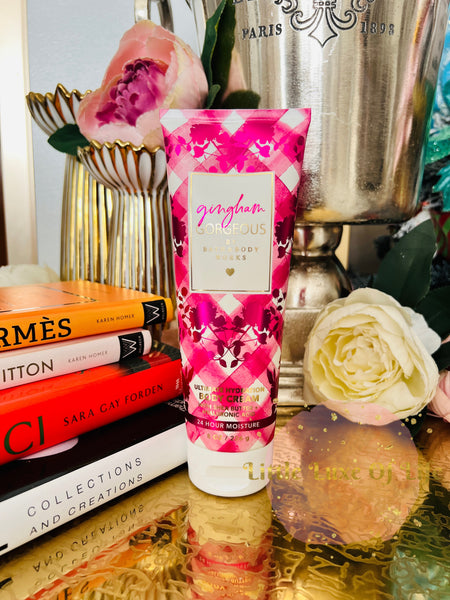 Bath & Body Works 🇺🇸 GINGHAM GORGEOUS Ultimate Hydration Body Cream 8 fl oz / 226g