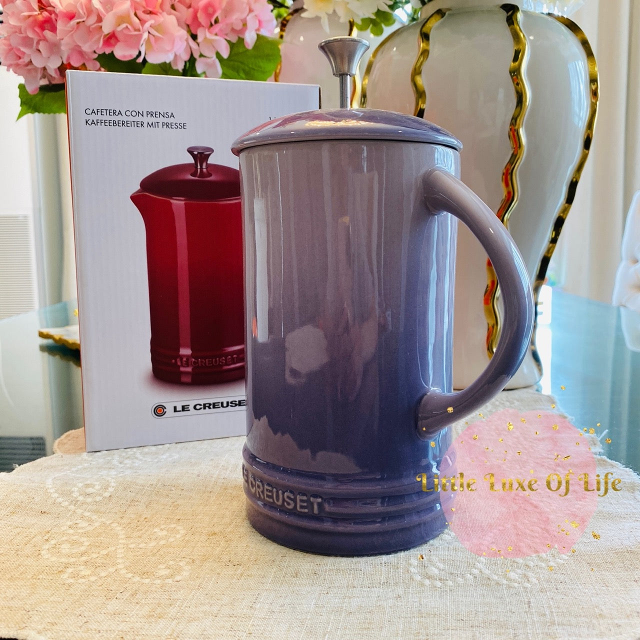 Le Creuset 34-Oz. French Press - Provence / BLUE BELL PURPLE