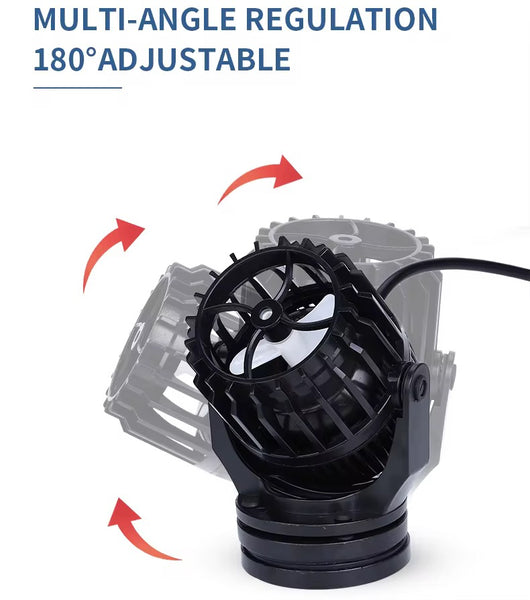 Hsbao W-10 (10W 4000 L/H) Aquarium Wave Maker RATED 20-35 gallon