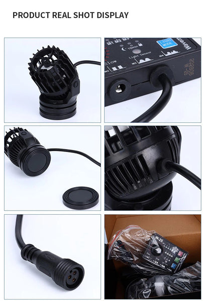 Hsbao W-10 (10W 4000 L/H) Aquarium Wave Maker RATED 20-35 gallon