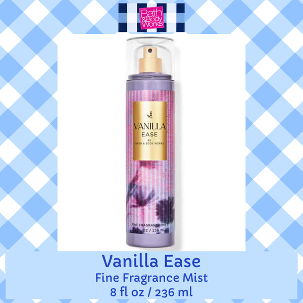 Bath & Body Works 🇺🇸 VANILLA EASE Fine Fragrance Mist 8 fl oz /236mL