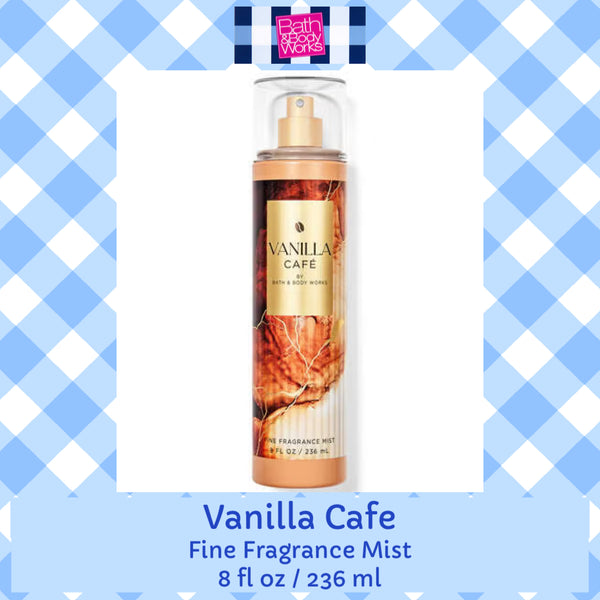 Bath & Body Works 🇺🇸 VANILLA CAFE Fine Fragrance Mist 8 fl oz /236mL
