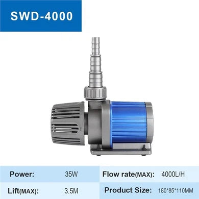 HSBAO SWD-4000 Aquarium Submersible Return Pump with Wave Feature (YEE controller)