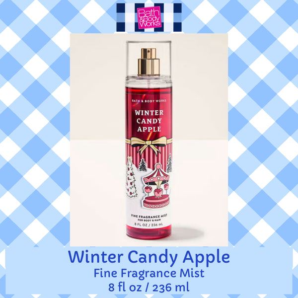 Bath & Body Works 🇺🇸 WINTER CANDY APPLE Fine Fragrance Mist 8 fl oz /236mL