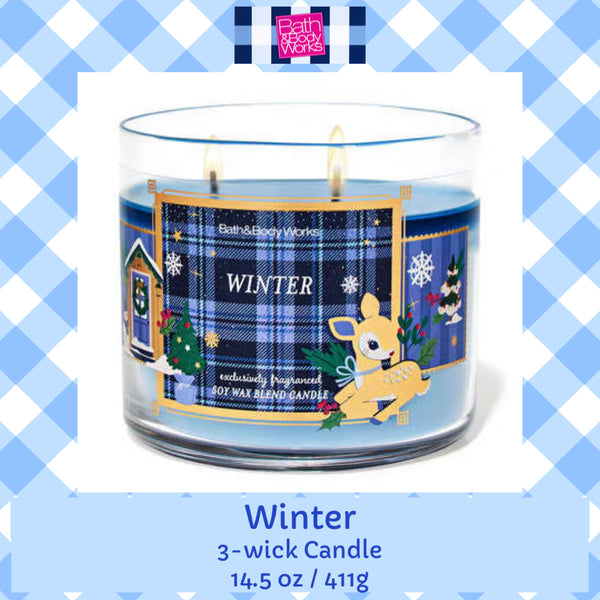 Bath & Body Works 🇺🇸 WINTER 3-wick Candle 14.5 oz / 411 g