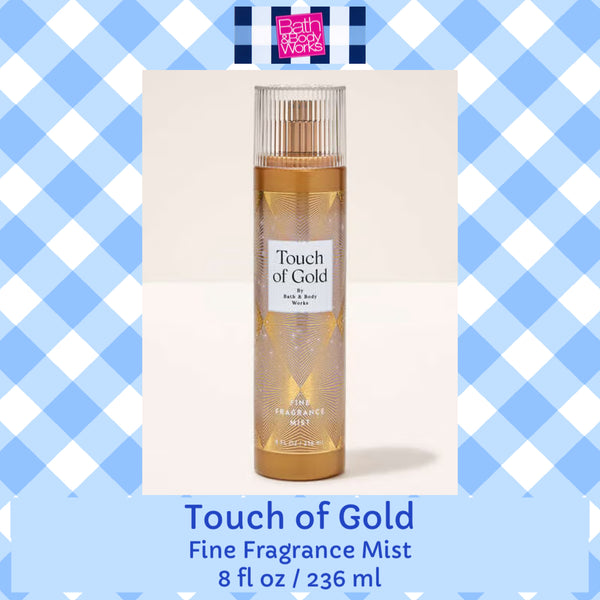 Bath & Body Works 🇺🇸 TOUCH OF GOLD Fine Fragrance Mist 8 fl oz /236mL