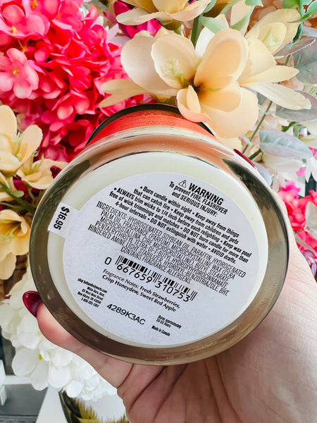 Bath & Body Works 🇺🇸 STRAWBERRY MELON single-wick Candle 7 oz / 198g