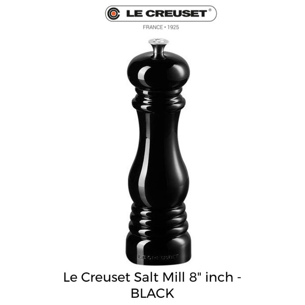 Le Creuset Salt Mill 8"inch - BLACK