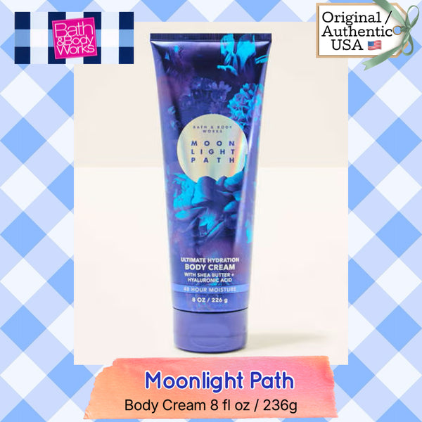 Bath & Body Works 🇺🇸 MOONLIGHT PATH Ultimate Hydration Body Cream 8 fl oz / 226g
