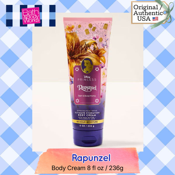 Bath & Body Works 🇺🇸 Disney RAPUNZEL Ultimate Hydration Body Cream 8 fl oz / 226g