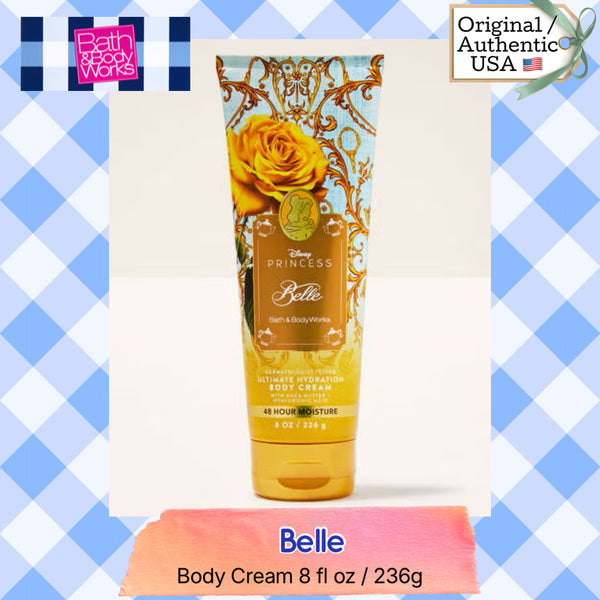 Bath & Body Works 🇺🇸 Disney BELLE Ultimate Hydration Body Cream 8 fl oz / 226g (B)