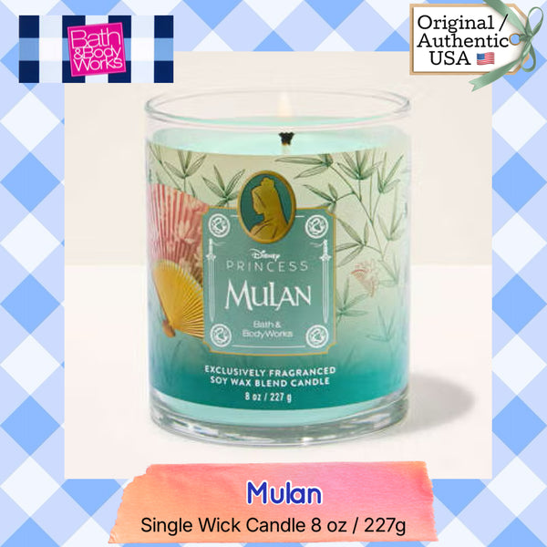 Bath & Body Works 🇺🇸 Disney MULAN Single-wick Candle 8 oz / 227g