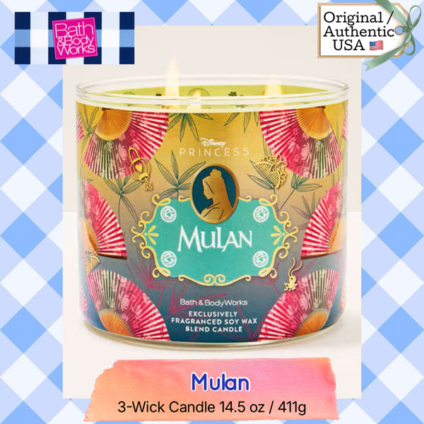 Bath & Body Works 🇺🇸 Disney MULAN 3-wick Candle 14.5 oz / 411 g