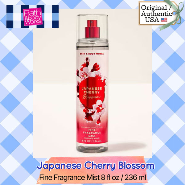 Bath & Body Works 🇺🇸 JAPANESE CHERRY BLOSSOM Fine Fragrance Mist 8 fl oz /236mL