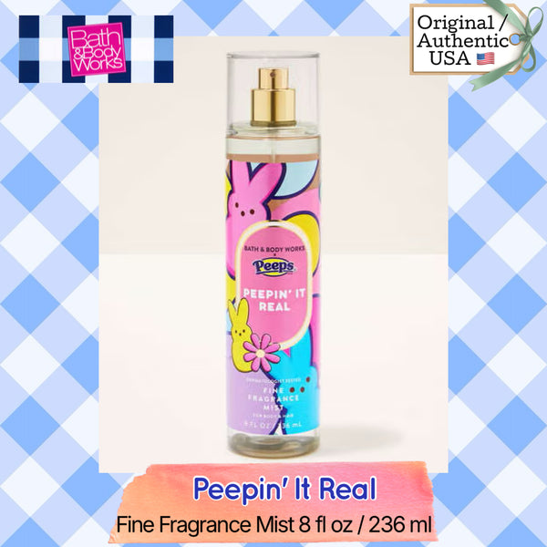 Bath & Body Works 🇺🇸 PEEPIN' IT REAL Fine Fragrance Mist 8 fl oz /236mL