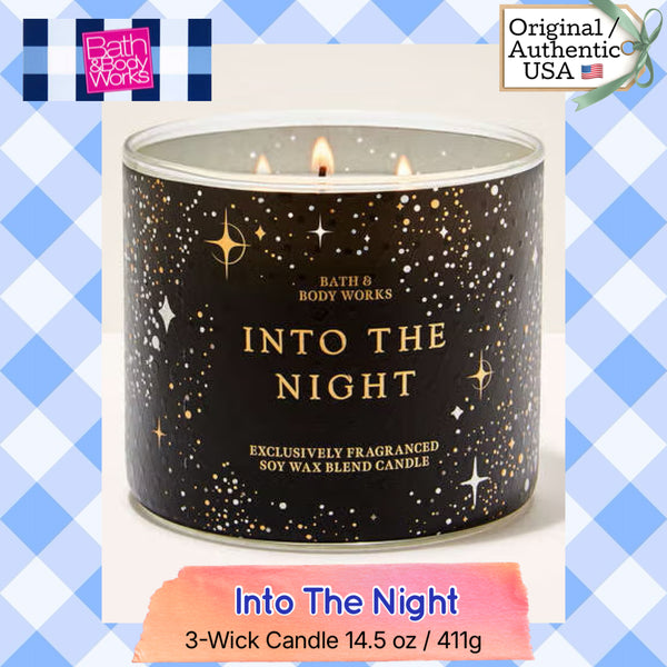 Bath & Body Works 🇺🇸 INTO THE NIGHT 3-wick Candle 14.5 oz / 411 g