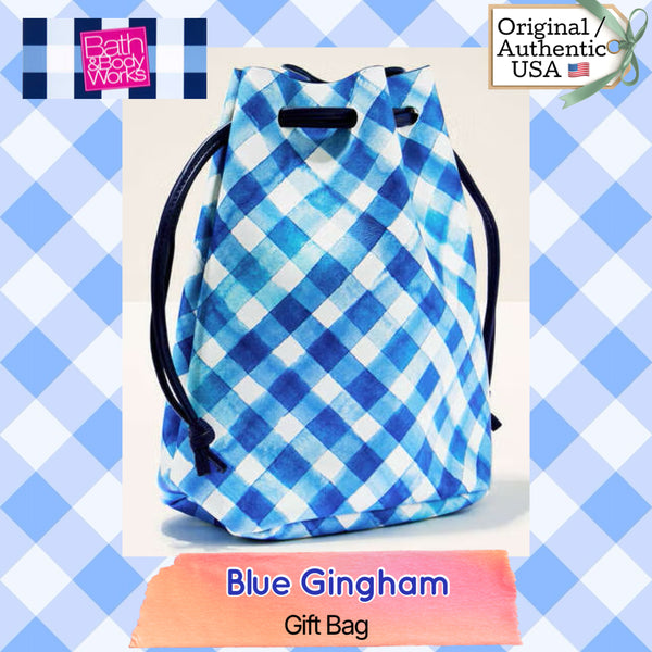 Bath & Body Works 🇺🇸 BLUE GINGHAM Gift Bag