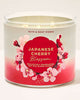 Bath & Body Works 🇺🇸 JAPANESE CHERRY BLOSSOM 3-wick Candle 14.5 oz / 411 g