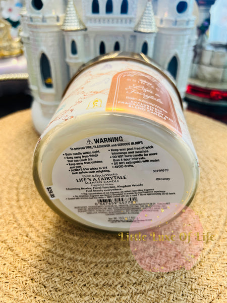 Bath & Body Works 🇺🇸 Disney LIFE'S A FAIRYTALE 3-wick Candle 14.5 oz / 411 g