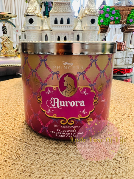 Bath & Body Works 🇺🇸 Disney AURORA 3-wick Candle 14.5 oz / 411 g