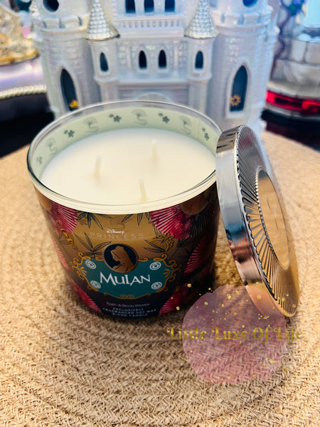 Bath & Body Works 🇺🇸 Disney MULAN 3-wick Candle 14.5 oz / 411 g