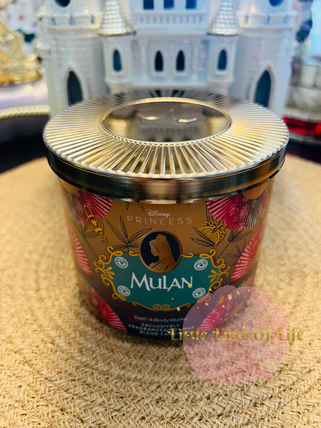 Bath & Body Works 🇺🇸 Disney MULAN 3-wick Candle 14.5 oz / 411 g