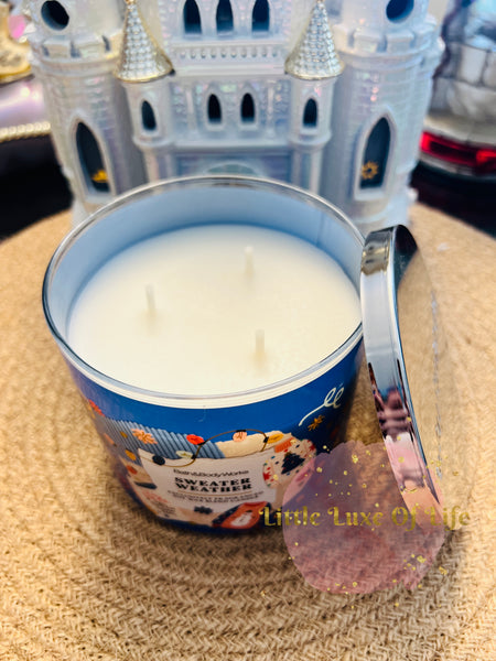 Bath & Body Works 🇺🇸 SWEATER WEATHER 3-wick Candle 14.5 oz / 411 g