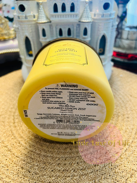 Bath & Body Works 🇺🇸 SUGARED LEMON ZEST 3-wick Candle 14.5 oz / 411 g