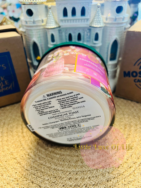 Bath & Body Works 🇺🇸 CHAMPAGNE TOAST 3-wick Candle 14.5 oz / 411 g
