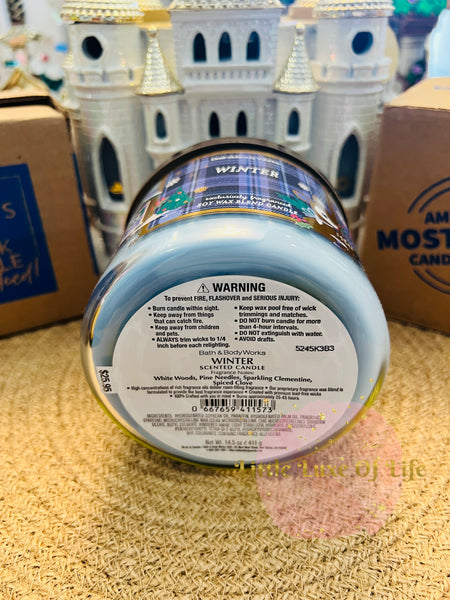 Bath & Body Works 🇺🇸 WINTER 3-wick Candle 14.5 oz / 411 g