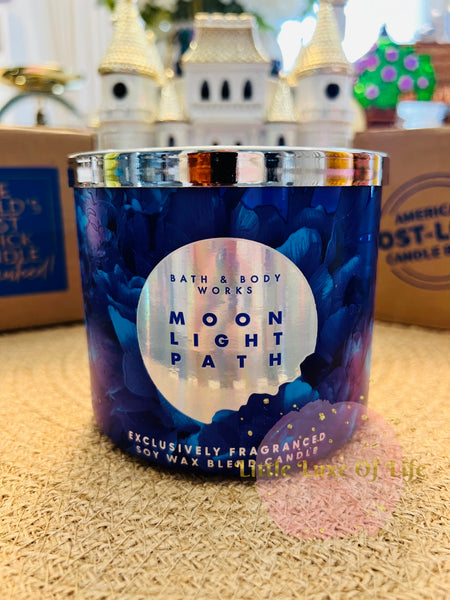 Bath & Body Works 🇺🇸 MOONLIGHT PATH 3-wick Candle 14.5 oz / 411 g