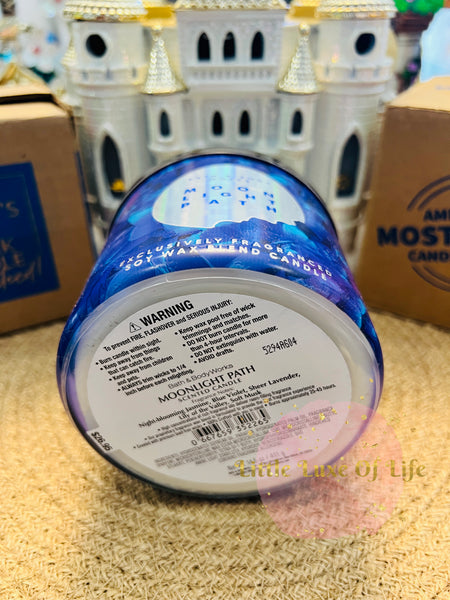 Bath & Body Works 🇺🇸 MOONLIGHT PATH 3-wick Candle 14.5 oz / 411 g