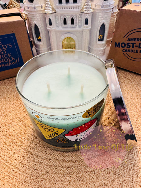 Bath & Body Works 🇺🇸 CHIPS & SALSA 3-wick Candle 14.5 oz / 411 g