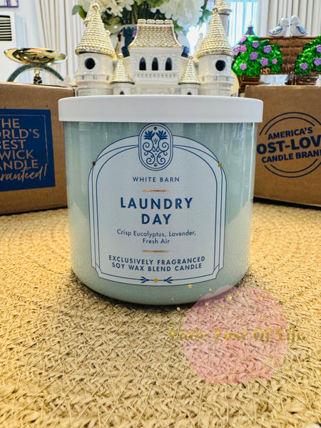 Bath & Body Works 🇺🇸 LAUNDRY DAY 3-wick Candle 14.5 oz / 411 g