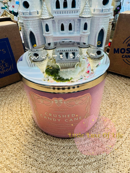 Bath & Body Works 🇺🇸 CRUSHED CANDY CANE (B) 3-wick Candle 14.5 oz / 411 g