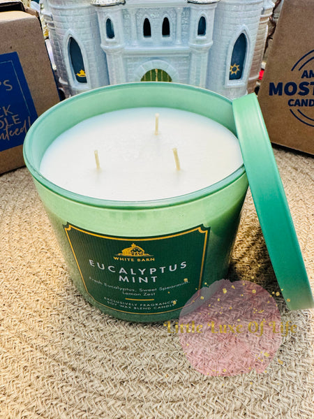 Bath & Body Works 🇺🇸 EUCALYPTUS MINT 3-wick Candle 14.5 oz / 411 g