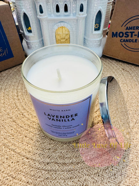 Bath & Body Works 🇺🇸 LAVENDER VANILLA single-wick Candle 8 oz / 227g