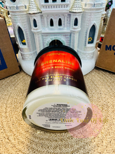 Bath & Body Works 🇺🇸 ADRENALINE single-wick Candle 8 oz / 227g