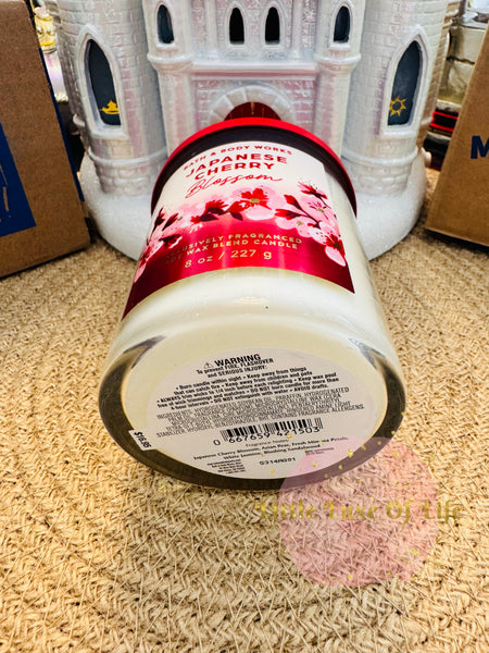 Bath & Body Works 🇺🇸 JAPANESE CHERRY BLOSSOM single-wick Candle 8 oz / 227g (B)