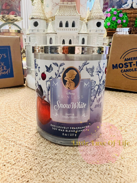 Bath & Body Works 🇺🇸 Disney SNOW WHITE single-wick Candle 8 oz / 227g