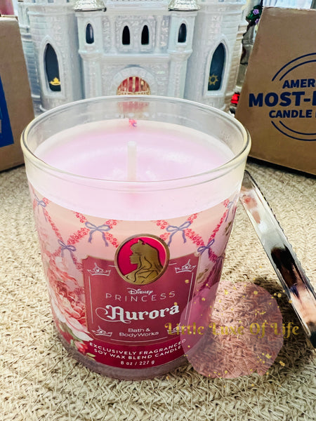 Bath & Body Works 🇺🇸 Disney AURORA Single-wick Candle 8 oz / 227g