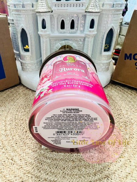 Bath & Body Works 🇺🇸 Disney AURORA Single-wick Candle 8 oz / 227g