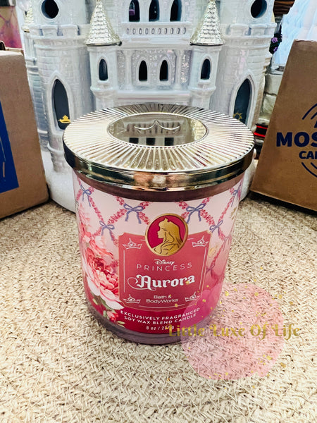 Bath & Body Works 🇺🇸 Disney AURORA Single-wick Candle 8 oz / 227g
